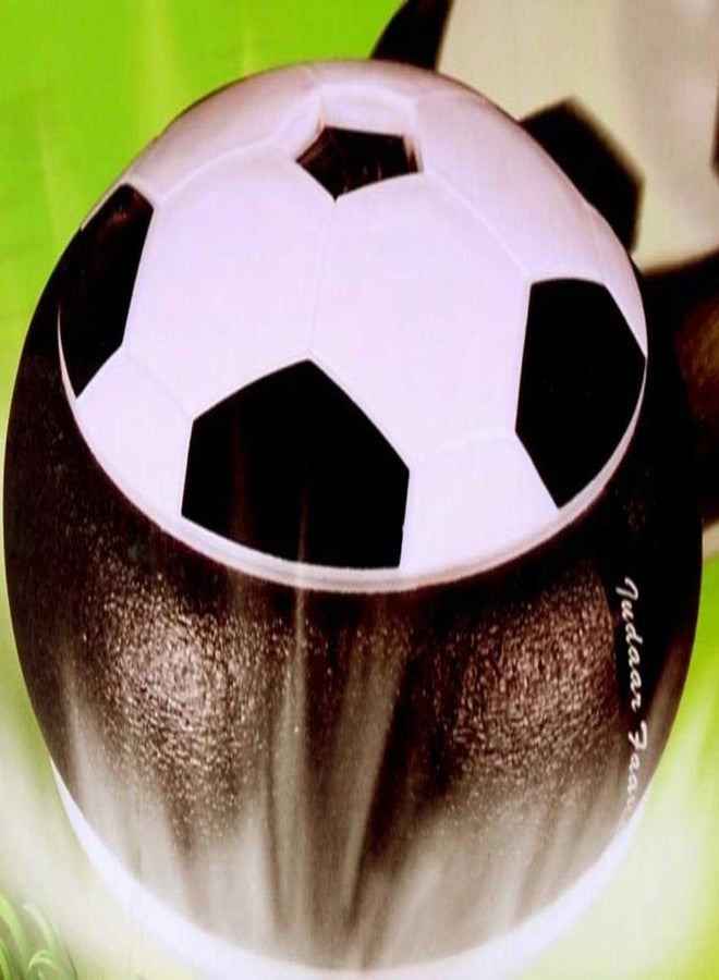 Kevim Magic Air Hover Football Toy, Indoor Play, White Floating Hover Football with Colorful Flash Light Effect - Image 2